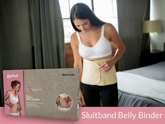 Carriwell Belly Binder – Postpartum Buikband – Zwart – L/XL