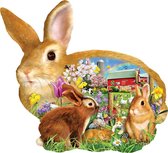 Lori Schory - Springtime Bunnies - vormenpuzzel 1000 stukken