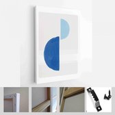 Set van abstracte handgeschilderde illustraties voor briefkaart, Social Media Banner, Brochure Cover Design of wanddecoratie achtergrond - Modern Art Canvas - verticaal - 190604596