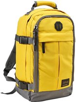 CabinMax Metz Reistas – Handbagage 20L Ryanair – Rugzak – Schooltas - 40x25x20 cm – Compact Backpack – Lichtgewicht – Geel