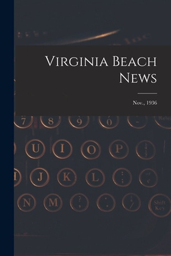 Virginia Beach News; Nov., 1936 - cover