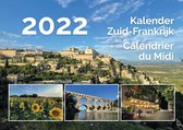 Kalender Zuid-Frankrijk - Maandkalender 2022 - feestdagen in Nederland, België en Frankrijk - wandkalender met 12 foto's op A4-formaat