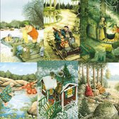 Inge Löök Postcard set de 6 cartes (set 10 cartes 55-60 )