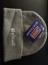 Warme Winter Muts Grijs Nielssen One Size een maat Volwassenen