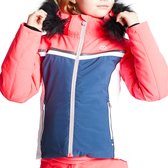 Dare 2b Estimate Skijas Wintersportjas - Maat 152  - Meisjes - roze - blauw - wit