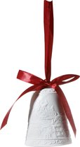 Goebel® - Fitz and Floyd | Kersthanger "Bell Santa met slee" | Porselein, 9cm