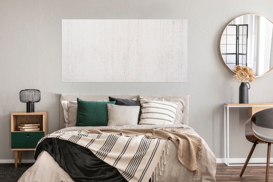 Poster Béton - Mur - Wit - 160x80 cm