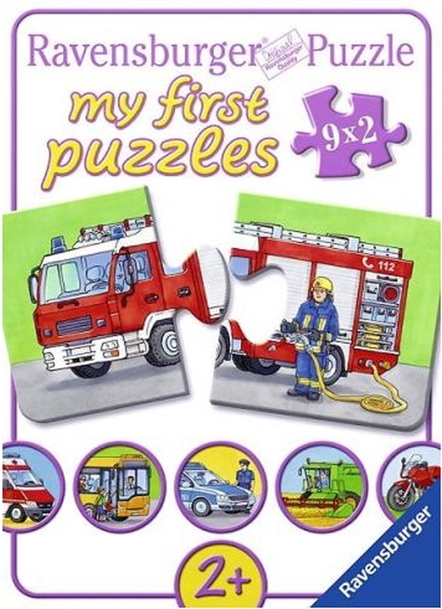 Ravensburger Speciale voertuigen- My First puzzles -9x2 stukjes - kinderpuzzel — afbeelding 15