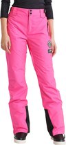 Superdry Ski Run Wintersportbroek - Maat S  - Vrouwen - roze/ zwart