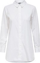 Jacqueline de Yong Blouse Jdytabitha Life Long Shirt Wvn 15236283 White Dames Maat - W36