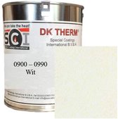 DK Therm Hittebestendige Verf Serie 900 - Blik 1 kg - Bestendig tot 900°C - 990 Wit