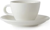 ACME Flat White Kop en schotel - 150ml - Milk (wit) - koffie kopje - porselein servies