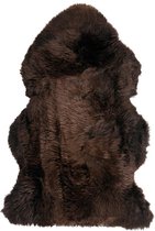 ZILTY WOOL® merino schapenvacht eco - XL / Extra Groot (ca. 115 cm lang x 75 cm breed) - Chocolade bruin