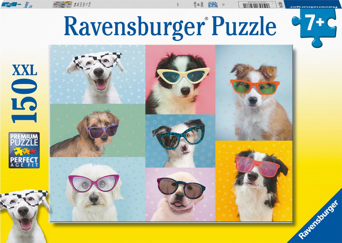 Grappige honden 150 stukjes XXL puzzel