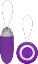 Ethan - Rechargeable Remote Control Vibrating Egg - Purple - Eggs