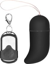 Wireless Vibrating G-Spot Egg - Medium - Black - G-Spot Vibrators