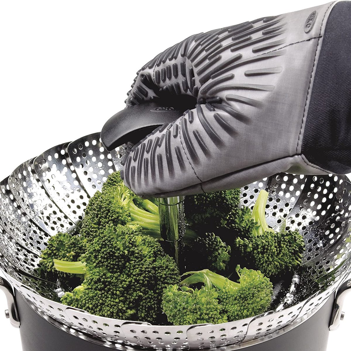 Ziva stoomrekje | stoommandje opvouwbaar RVS voor stoomoven (oa Tefal, Crock-Pot, Ninja Pot, Sage, Silvercrest & Instant Pot) thumbnail 6