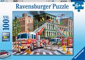 Ravensburger puzzel Fire Truck Rescue - Legpuzzel - 100XXL stukjes