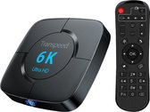 Arano® TV Ontvanger 6K - Televisie - IPTV Box - Zenders - All In 1 - Android - 3D - 16GB + 2GB - WiFi - USB - Internet - H265 - Kanalen - Netflix - YouTube - Multifunctioneel - Digitaal - Fre