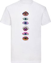 T-SHIRT EYES WHITE (S)