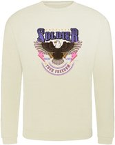 Sweater purple American Soldier - Off white (S)