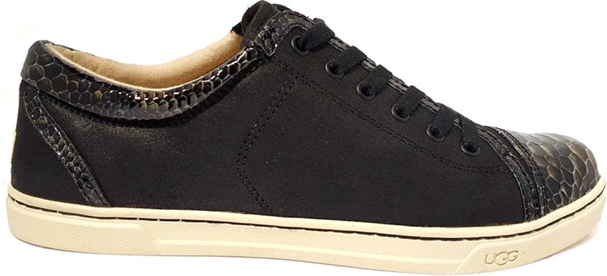 UGG Leather Dames Sneaker Taya 1005569 Black EU 41