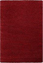 Himalaya Shaggy Hoogpolig Deluxe Vloerkleed Rood- 80x150 CM