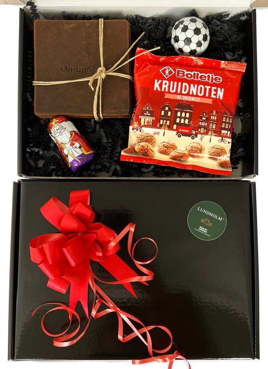 Plak opnieuw Lokken steeg Lundholm cadeau voor man pakket geschenkset sint doos - leren onderzetters  bruin -... | bol.com