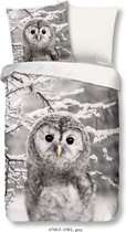 Good Morning Dekbedovertrek Owl - 140x200/220 - Flanel - Uil - Junior