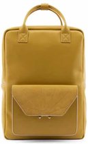The Sticky Sis Club rugtas honey gold - Tassen - suede- veganistisch leer - 27 centimeter x 13 centimeter x 38 centimeter