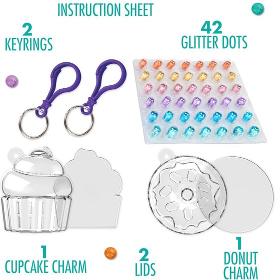 Crayola Glitter Dots Kit Sparkle Charms Knutselen Voor kinderen