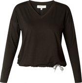 IVY BEAU Zivan Jersey Shirt - Black - maat 38