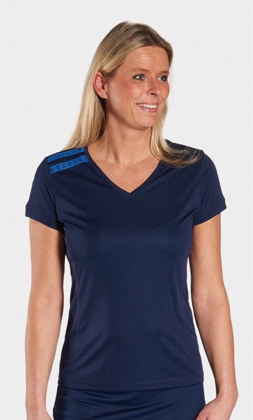 Q1905 / Quick - Shirt - van As - Navy / Blauw / Wit - Maat 128