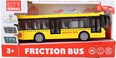 Big bus - speelgoed auto - stadsbus - friction bus - met openslaande deuren licht en geluid 3+