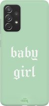 Samsung A52 Case - Baby Girl Green - Samsung Short Quotes Case