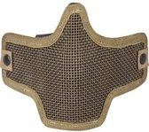 Valken Airsoft V2 Beschermend Mesh Masker - 2 Verstelbare Bandjes - Softair 6mm bb's - Bruin