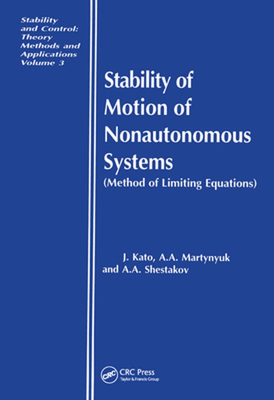 Stability of Motion of Nonautonomous Systems (Methods of Lim ... - cover
