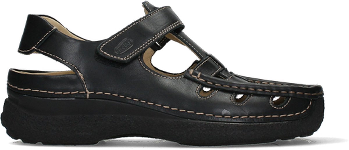 Wolky Shoe > Heren > Comfortschoenen Roll Sandal Men leer Zwart