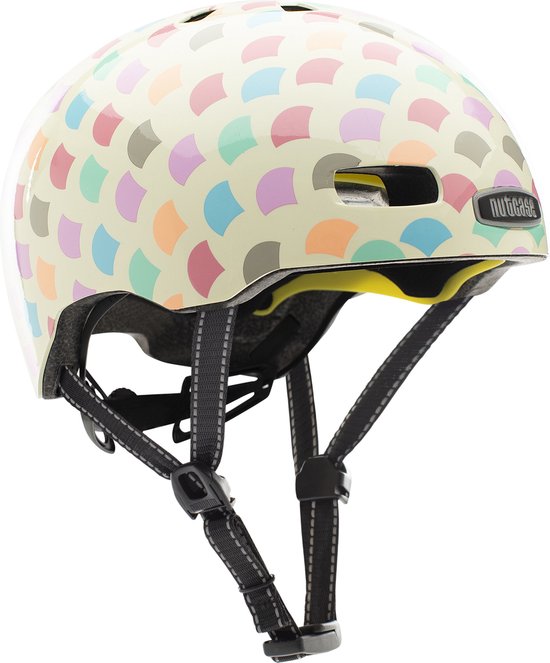 Casque De Skate Nutcase Street MIPS – Blanc, Unisexe Adulte, Protection MIPS, 11 Ventilations – Pour Skateboard Et Urbain