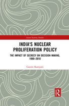 Asian Security Studies - India's Nuclear Proliferation Policy