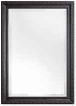 Barok Spiegel 54x114 cm Zwart - Franklin