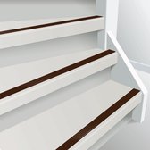 Anti slip trap strip zelfklevend - roest bruin - rol 5 meter - 2,8 cm