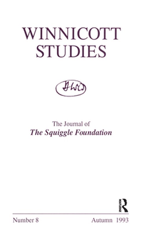 The Winnicott Studies Monograph Series 8 - Winnicott Studies ... - cover