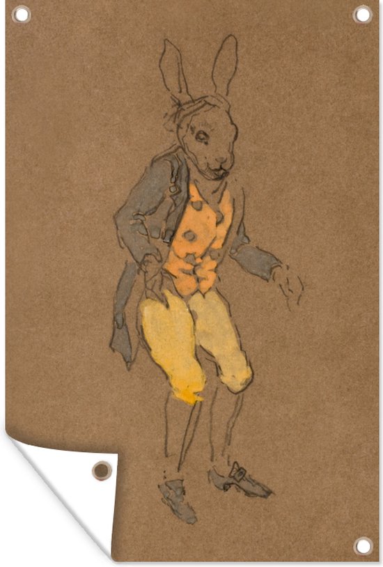 Drapeau De Jardin Joyeux Pâques Lapin, Drapeau De Jardin