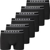 Schiesser 6-pack boxershorts - zwart