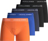JACK&JONES JACKRIS TRUNKS 5 PACK LN Heren Onderbroek - Maat XL