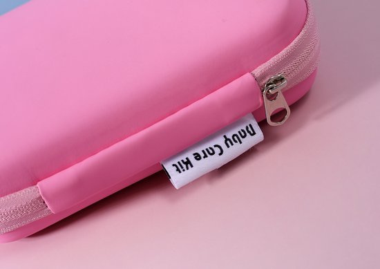 9-delige Baby Verzorgingsset - ROZE - Baby Borstel - Baby Verzorgingsproducten - Nagelset - Manicure set - Kraam cadeau - Incl. Opberg/-Reisdoosje — afbeelding 3