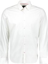 Twinlife Heren Basic Plus - Overhemden - Lichtgewicht - Elastisch - Wit - 2XL