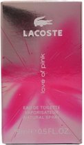 Lacoste Love of Pink Eau de Toilette Spray 15ml Women