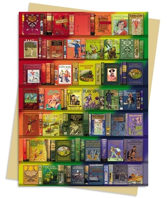 Afbeelding van het spel Bodleian Libraries: Rainbow Bookshelf Greeting Card Pack: Pack of 6